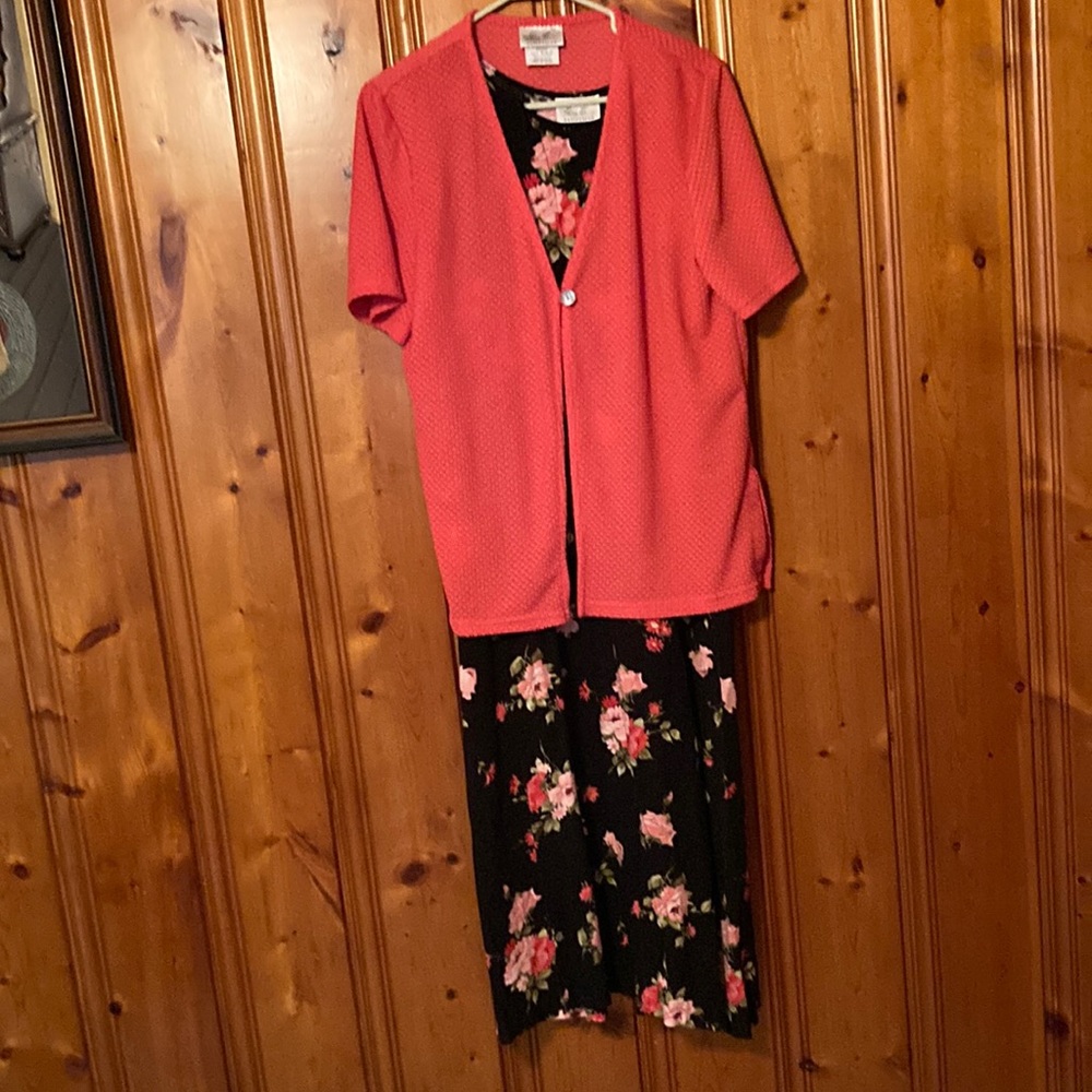 Size 12 Women’s Kathie Lee Collection Dress & over jacket